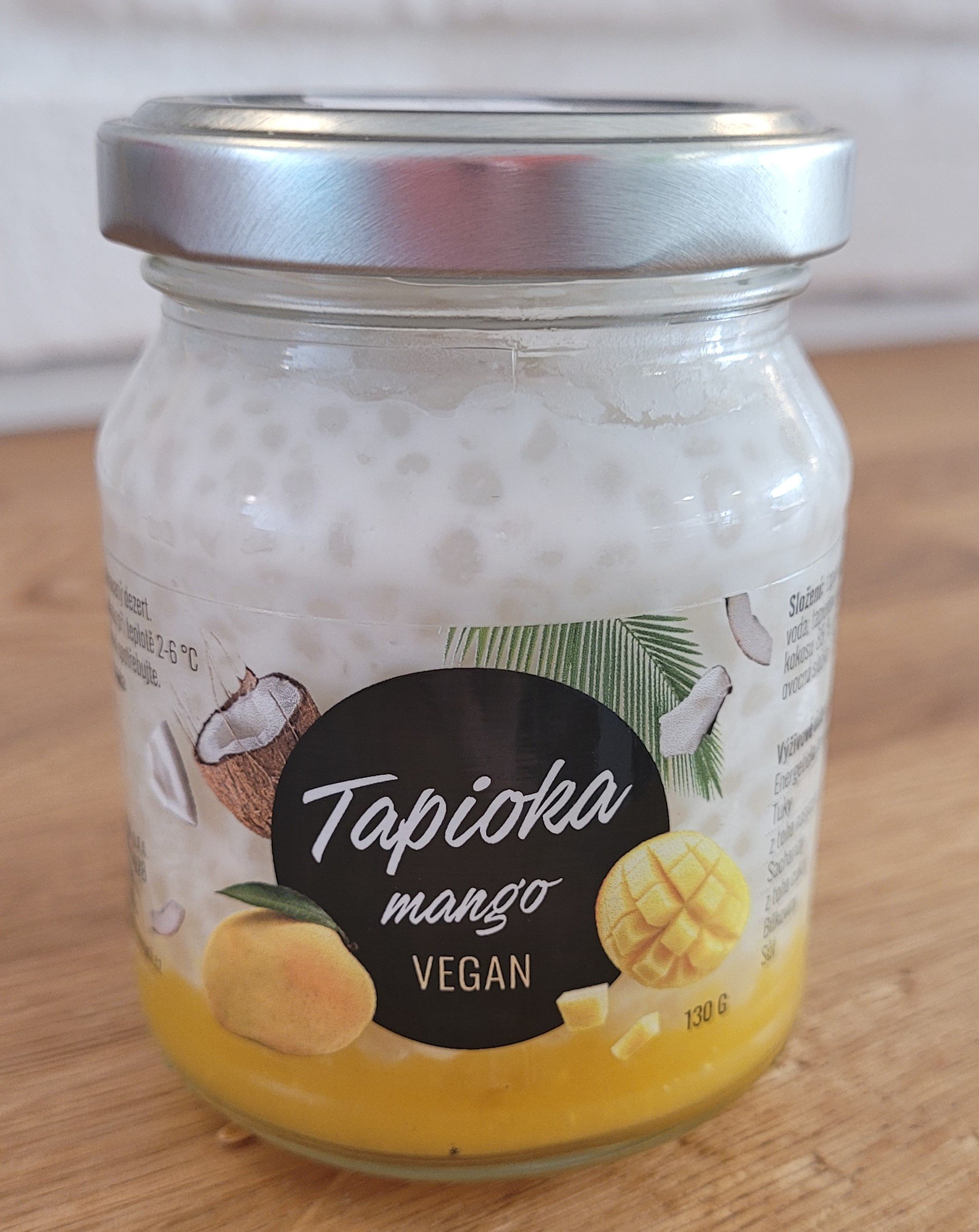 Mango - kokos tapiokový dezert