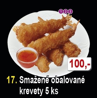 Smažené krevety