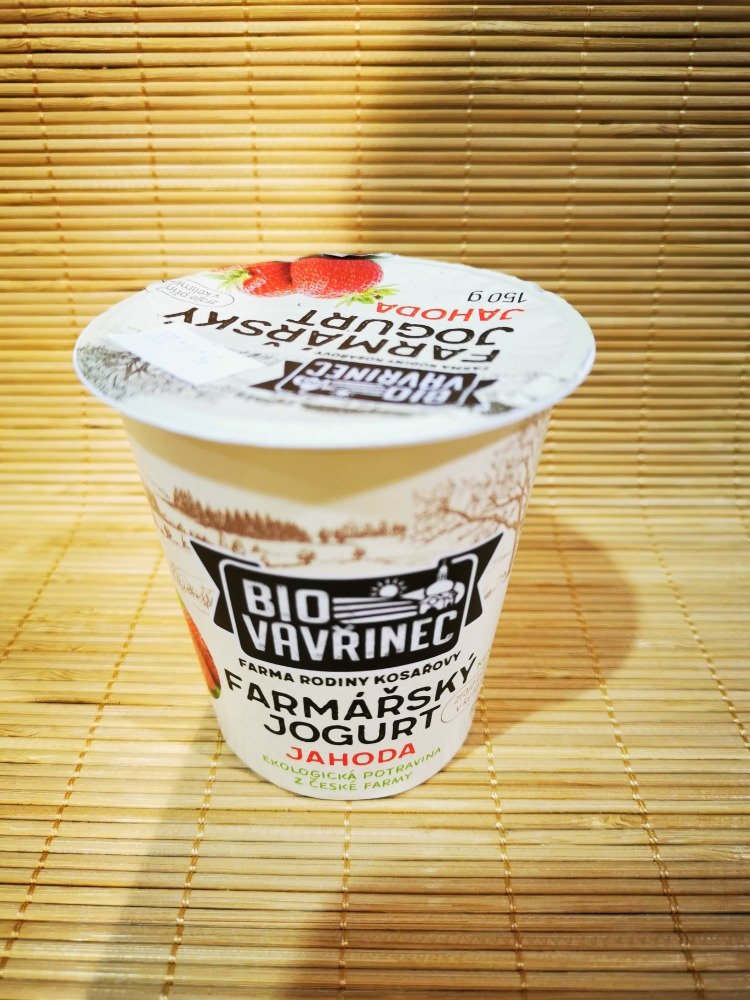 BIO Farmářský  jogurt jahoda BioVavřinec